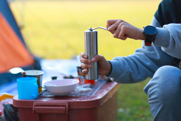 Portable coffee grinders camp
