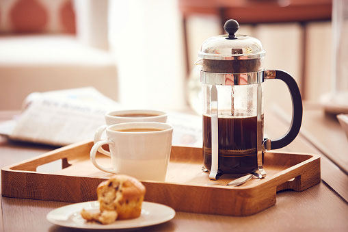 Morning with French Press