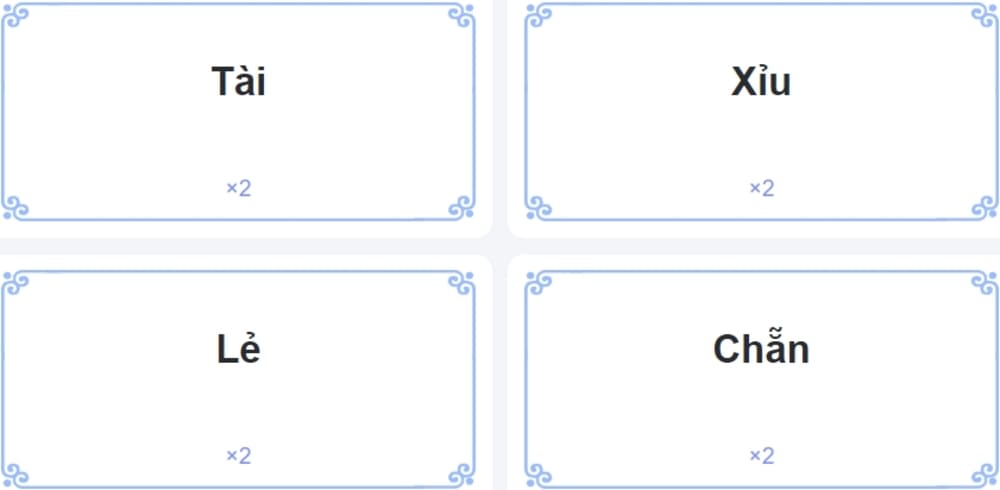 Bước 3: Đặt cược