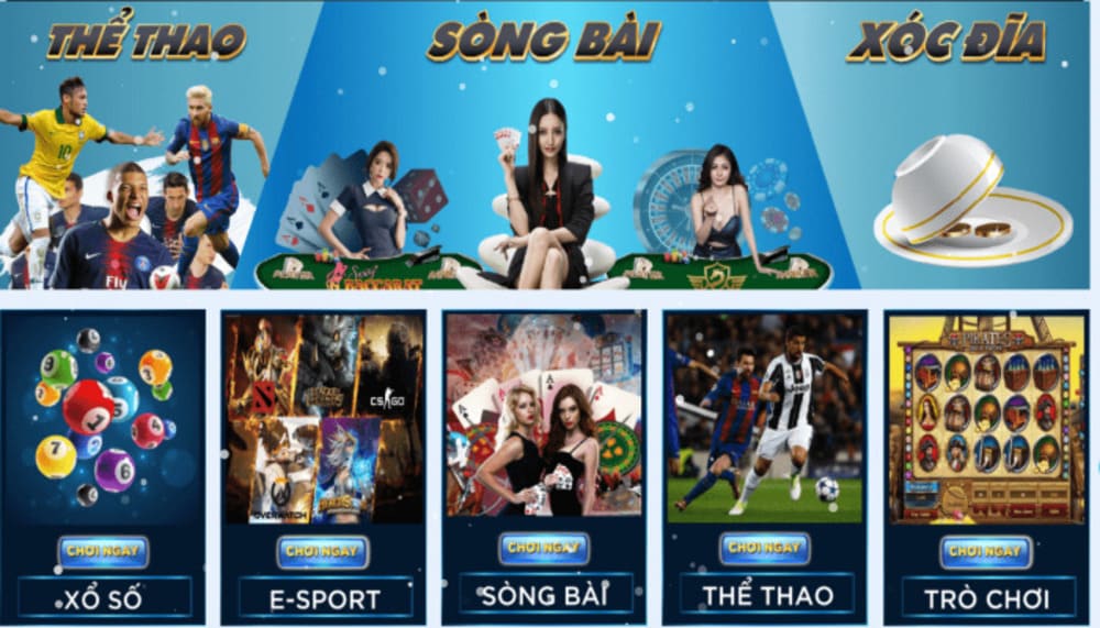 Danh sách các trò chơi tại sảnh AG Casino Xoso66